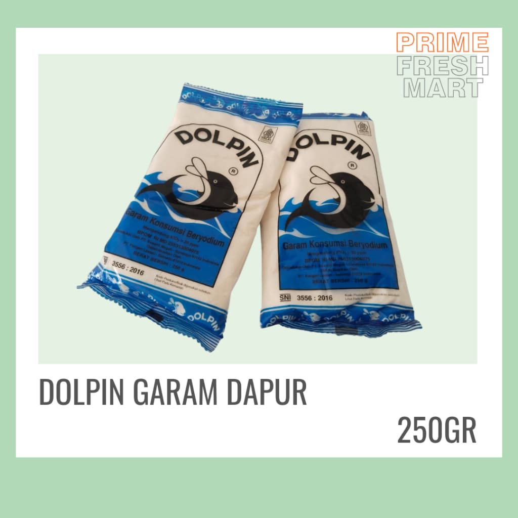 Dolpin Garam Dapur Beryodium 250gr - foto 4