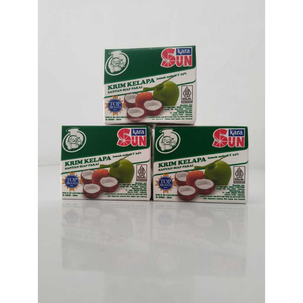 Sun Kara Santan Instan kemasan 200ml - foto 2