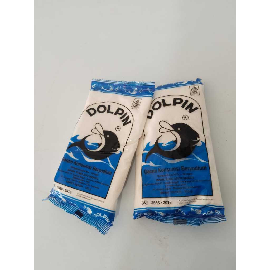Dolpin Garam Dapur Beryodium 250gr - foto 3