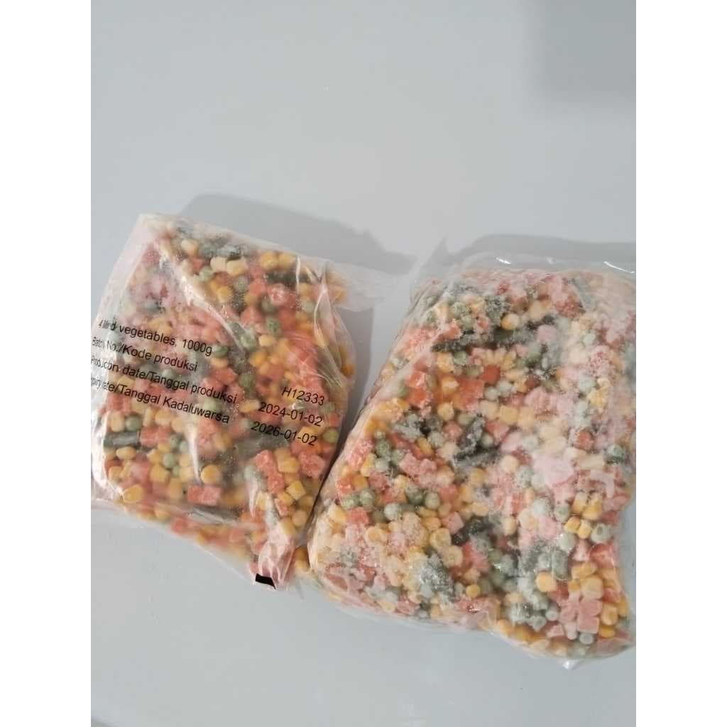 Mix 4 Vegetables 4 Jenis Sayur Beku 1kg | Sayur Beku - foto 6
