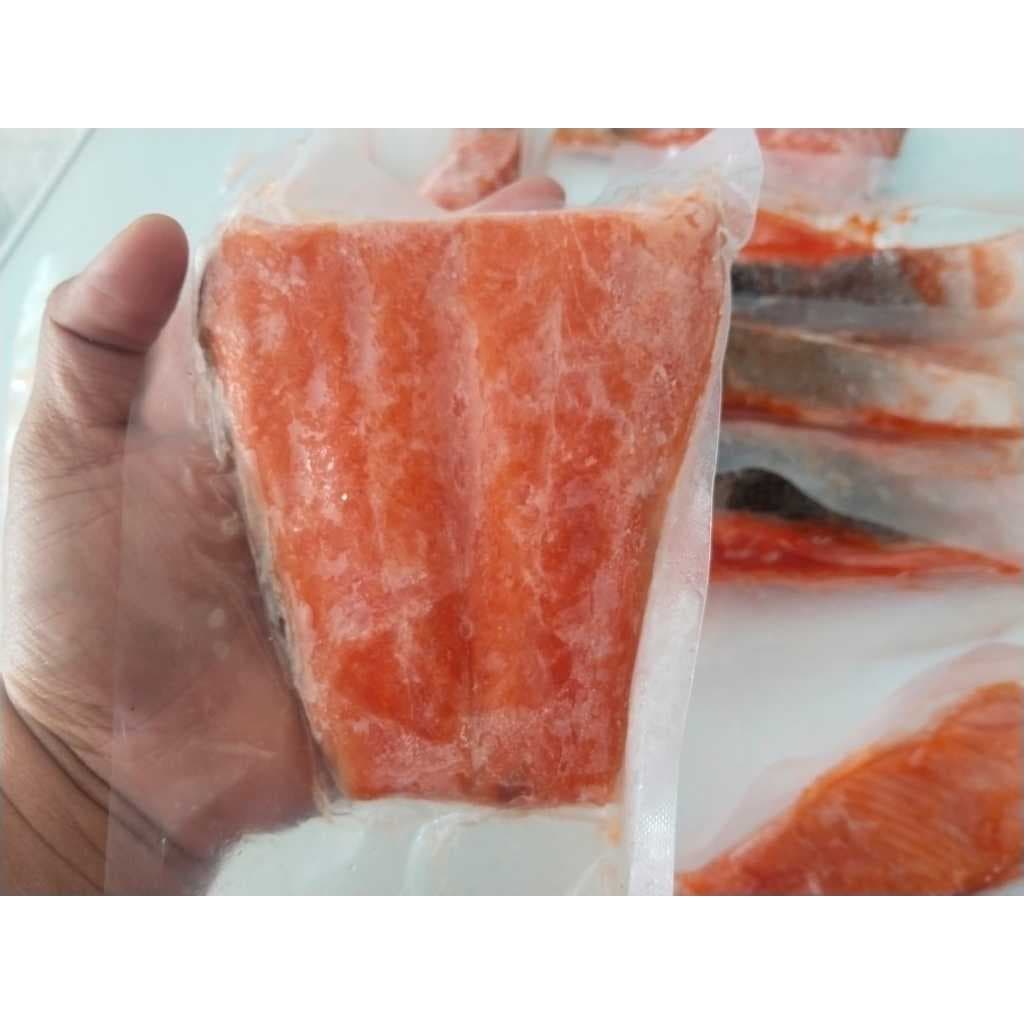 Ikan Salmon Cut Salmon Potongan Tanpa Tulang Pin Bone - foto 5