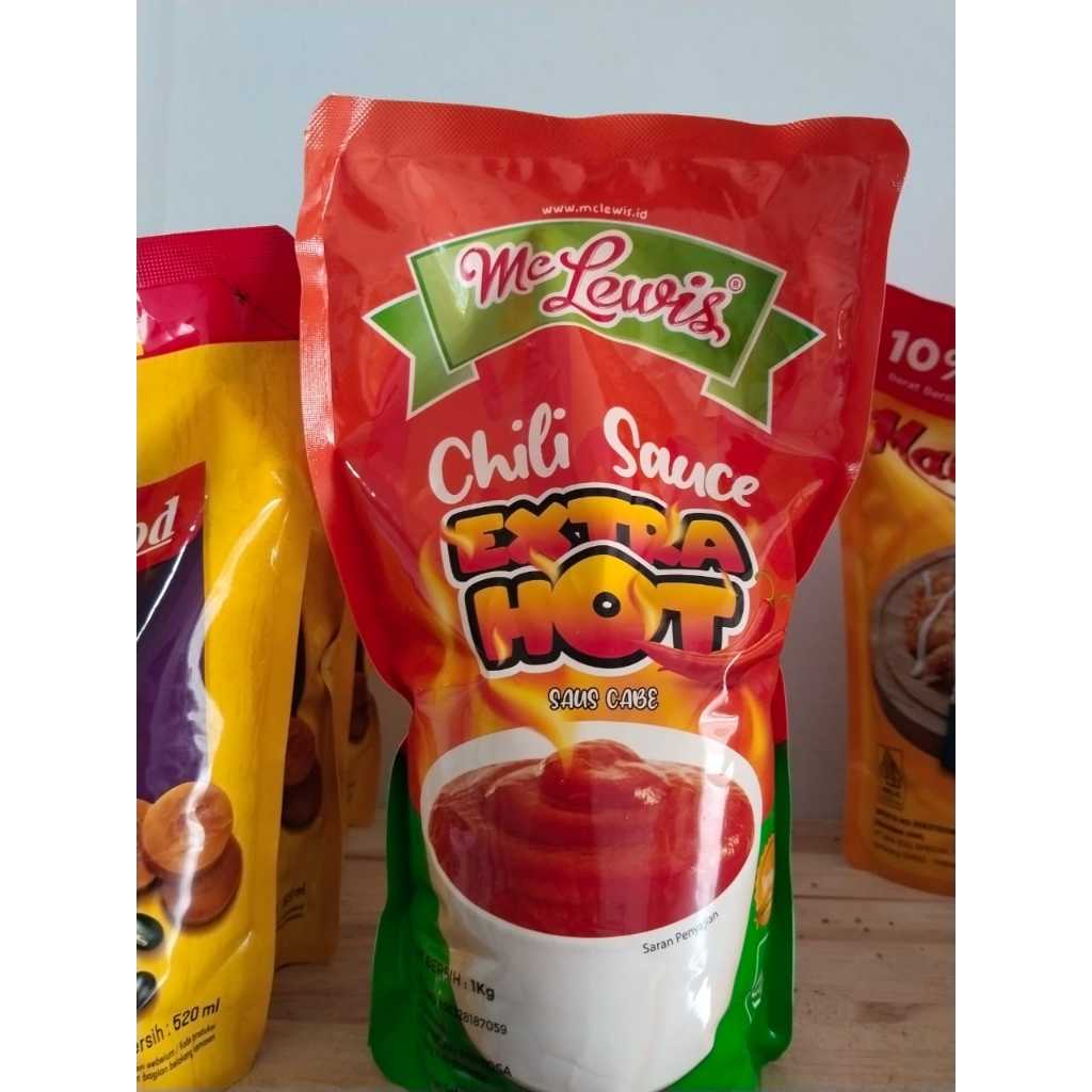 Mc Lewis Chili Saus Extra Hot Kemasan  1000gr - foto 2