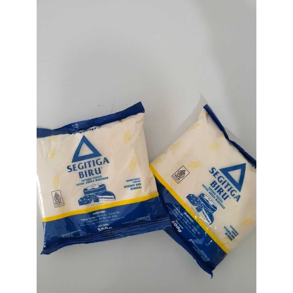 Segitiga Biru Tepung Protein Sedang Kemasan  500gr - foto 3
