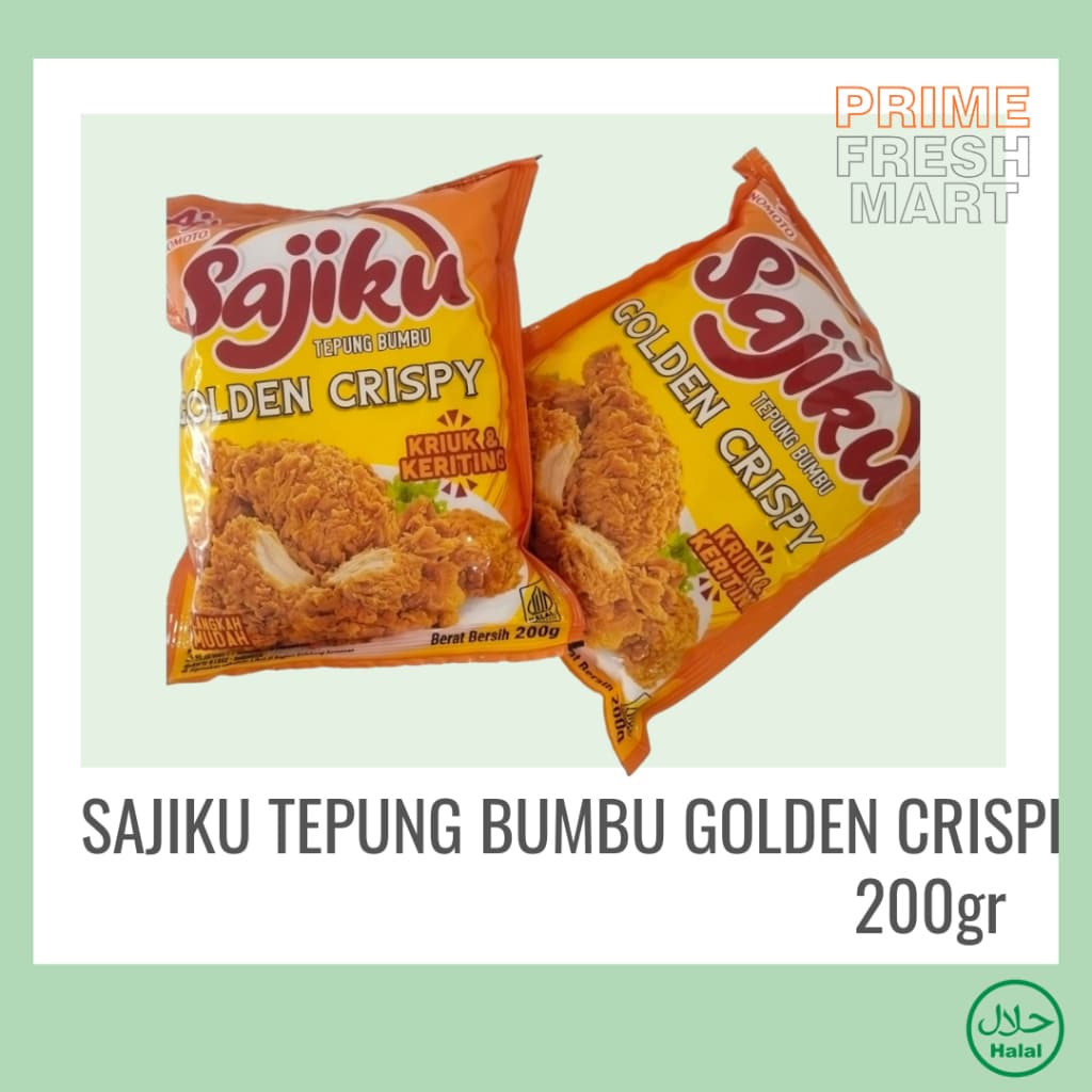Sajiku Tepung Bumbu Golden Crispy Kemasan 200gr