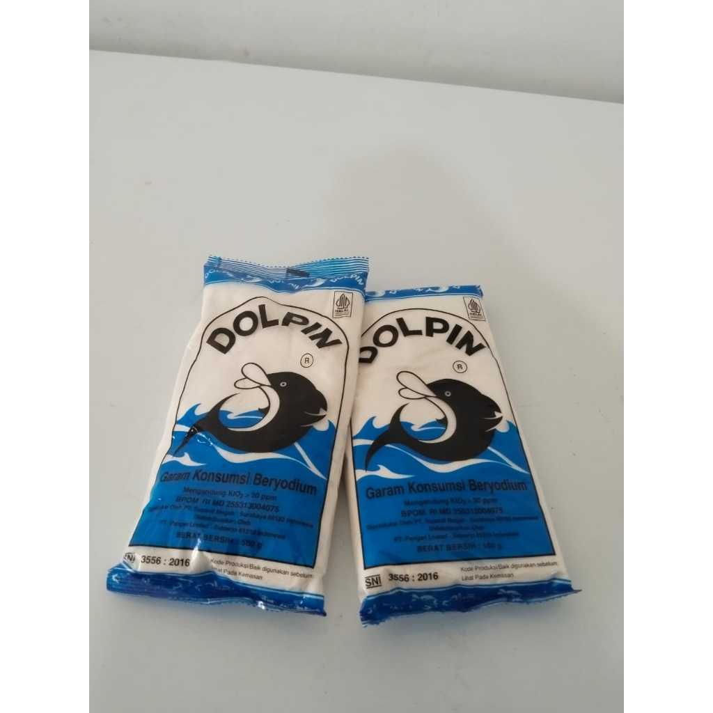 Dolpin Garam Dapur Beryodium Kemasan 500Gr - foto 3