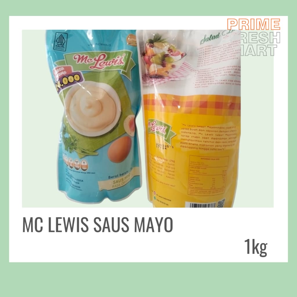 Mc Lewis Saus Mayo Original Kemasan  1kg