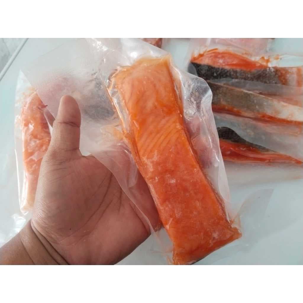 Ikan Salmon Cut Salmon Potongan Tanpa Tulang Pin Bone - foto 3