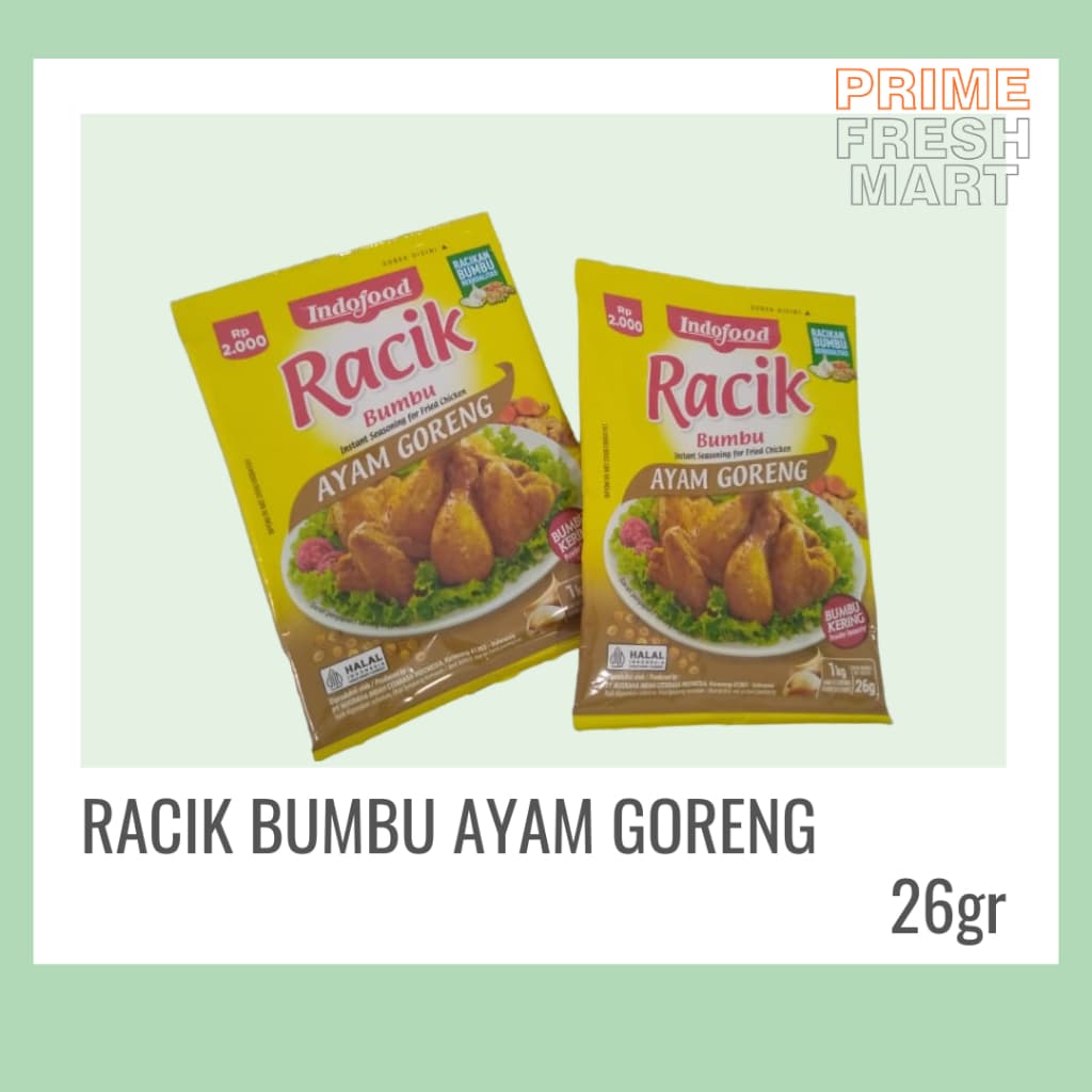 Indofood Racik Bumbu Ayam Goreng Kemasan  26gr