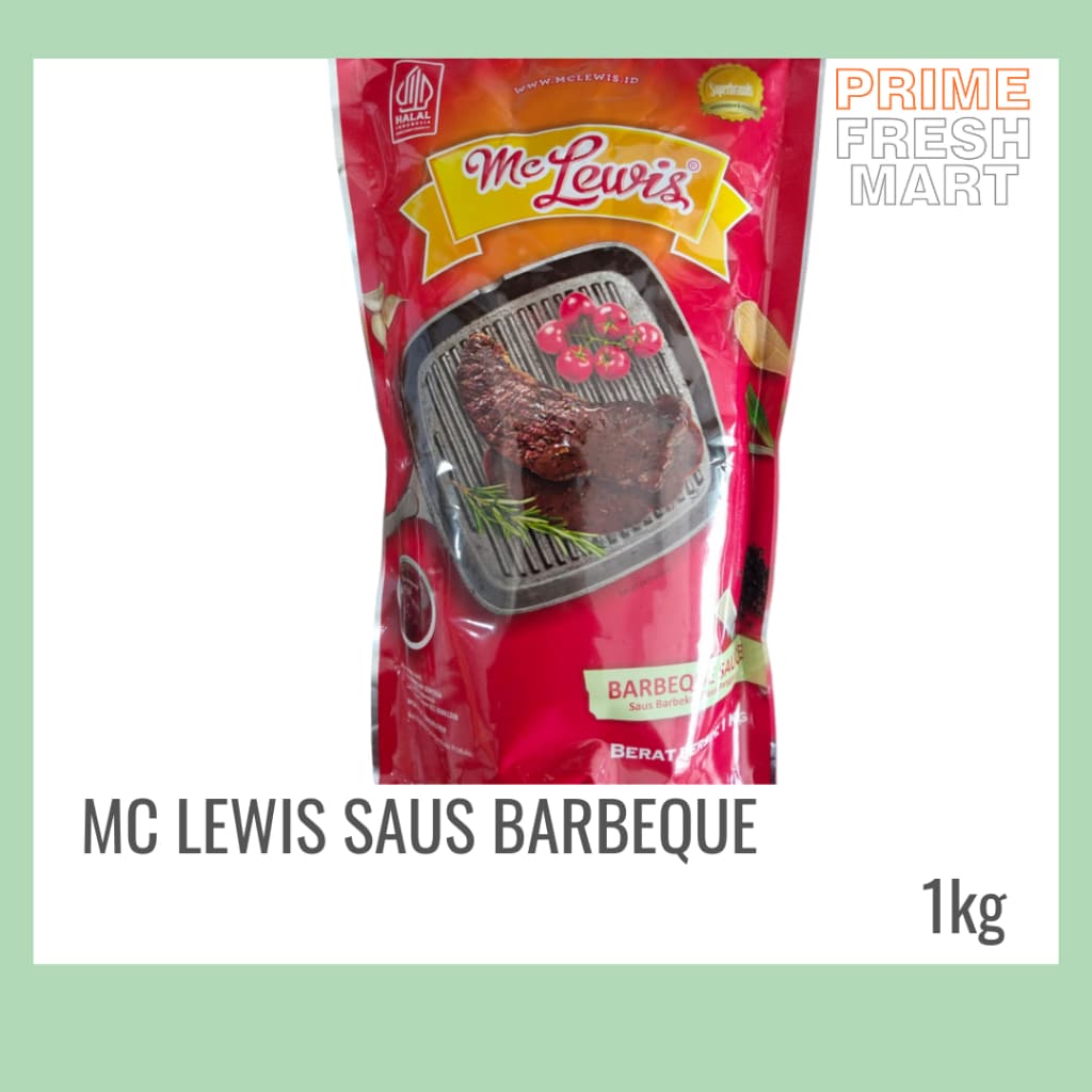 Mc Lewis Saus Barbeque (BBQ) Kemasan  1kg