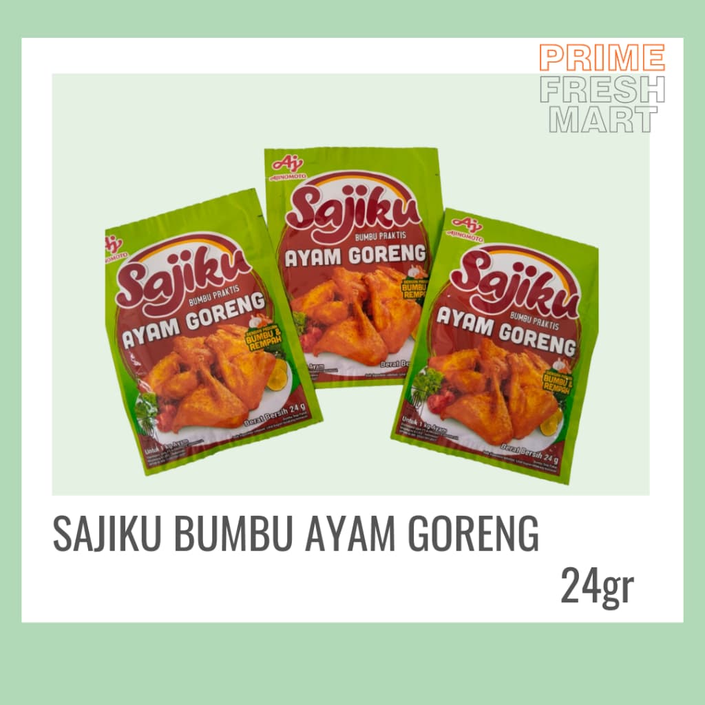 Sajiku Bumbu Ayam Goreng Kemasan  24gr