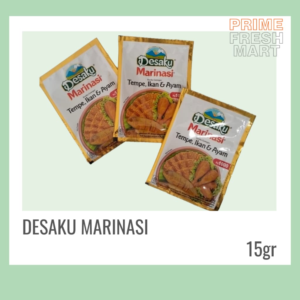 Desaku Marinasi Tempe ,Ikan, Ayam Kemasan  15gr