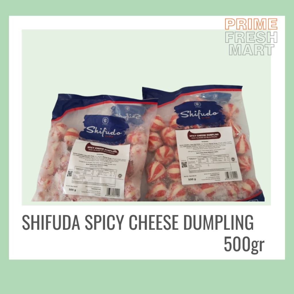 Shifudo Spicy Cheese Dumpling Kemasan  500gr