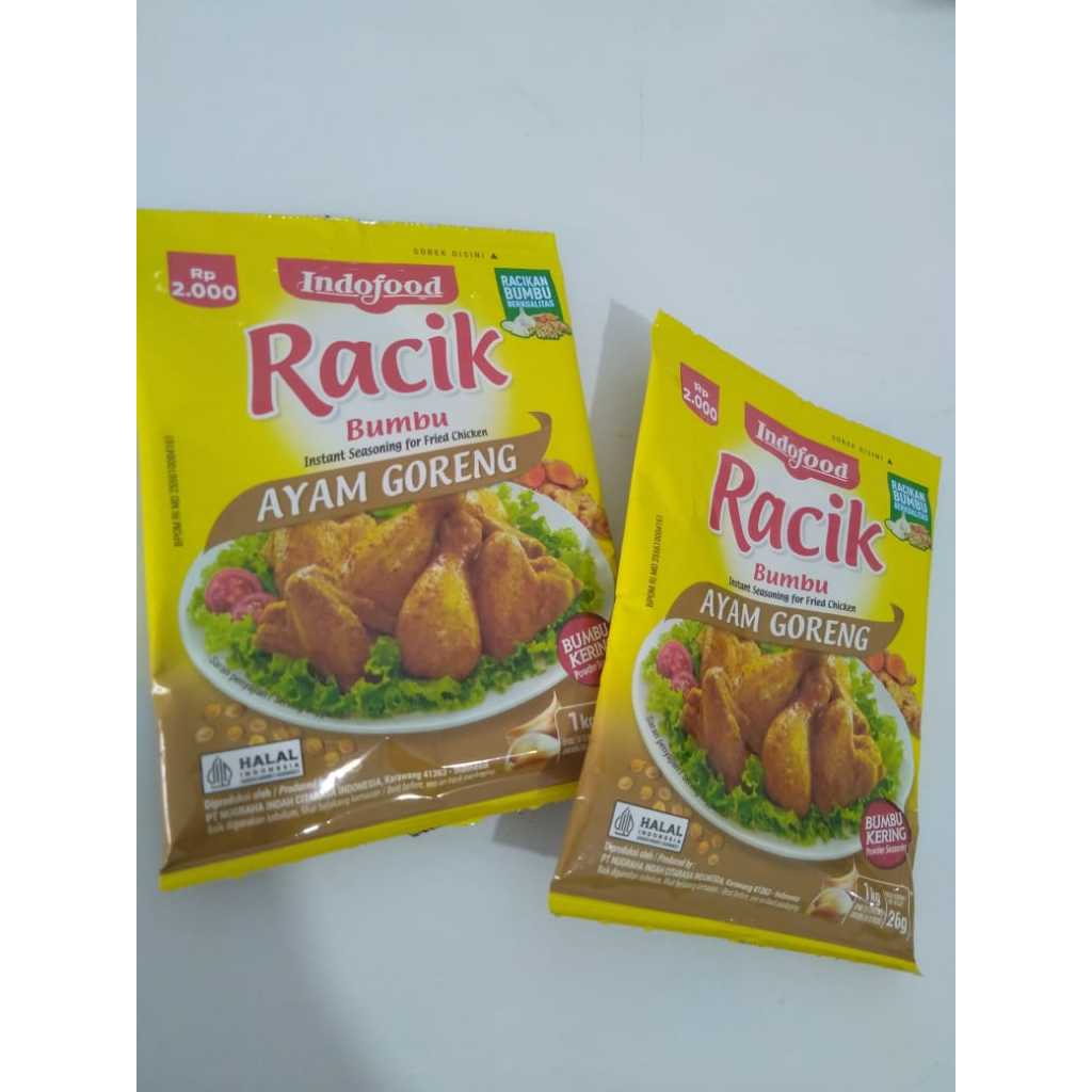 Indofood Racik Bumbu Ayam Goreng Kemasan  26gr - foto 3