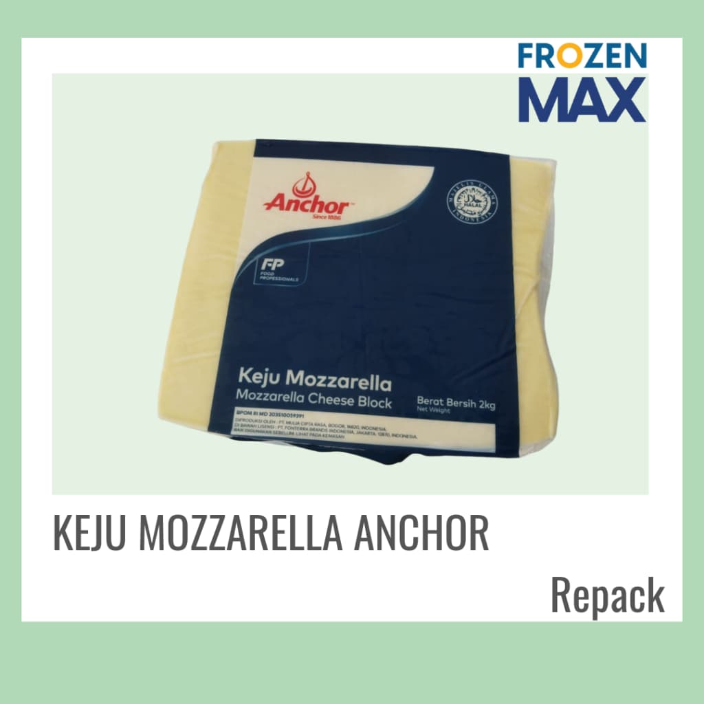 Anchor Keju Mozzarella Balok Kemasan Repack