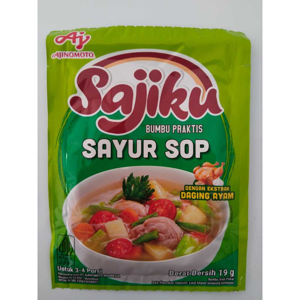 Sajiku Bumbu Sayur Sop  Capcay Sayur Asem Sachet 19ml - foto 2