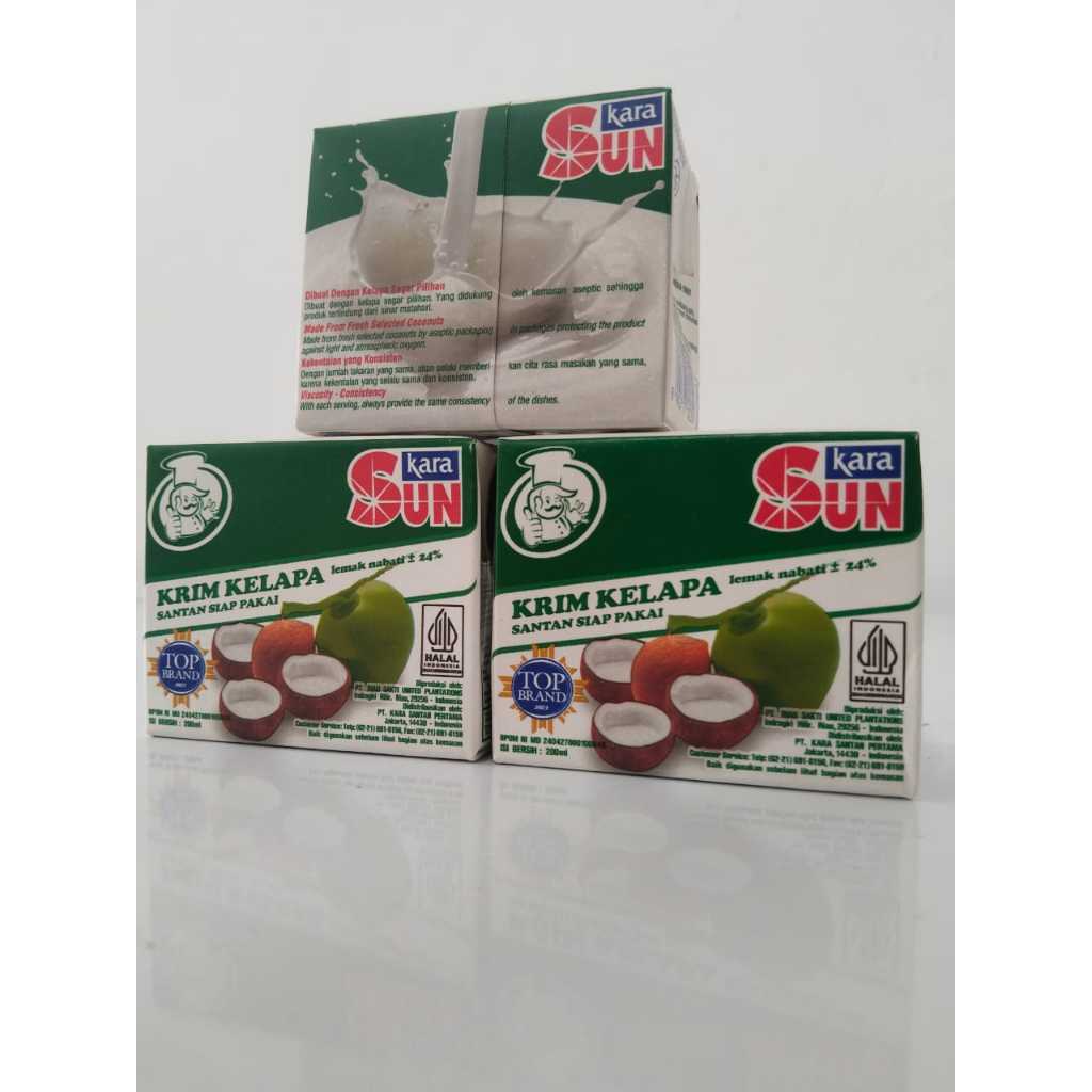 Sun Kara Santan Instan kemasan 200ml - foto 3