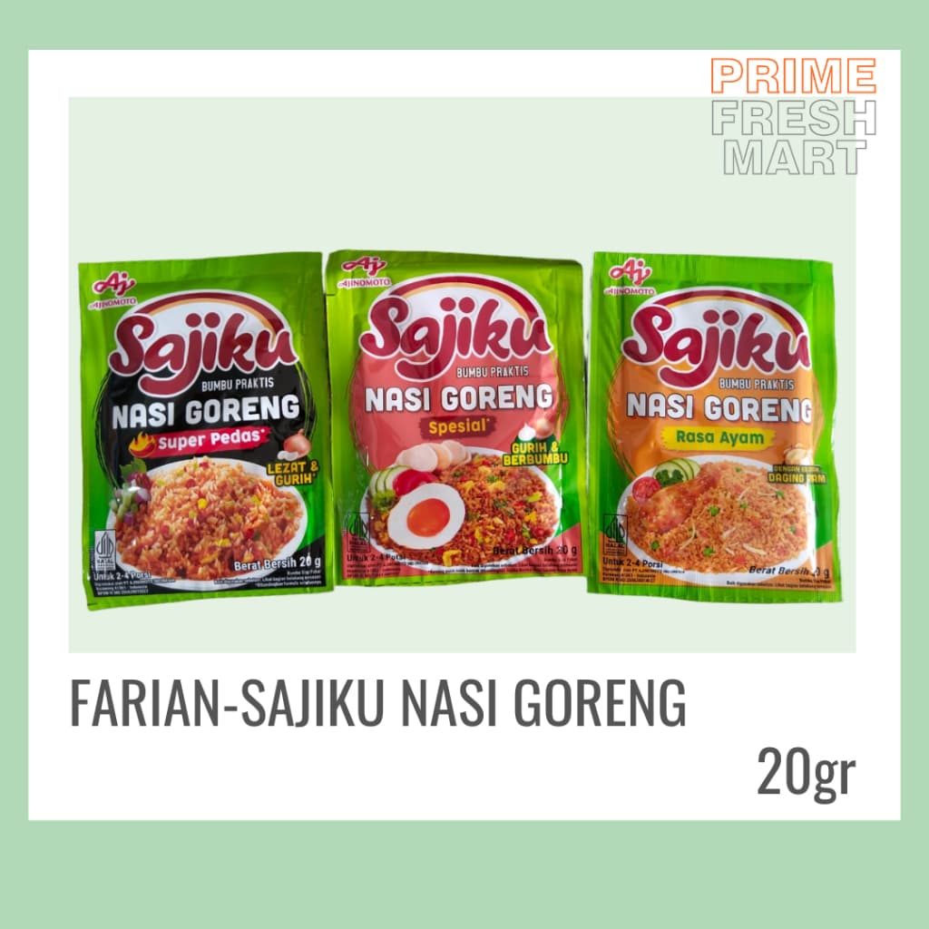 Sajiku Bumbu Nasi Goreng Spesial Rasa Ayam Super Pedas