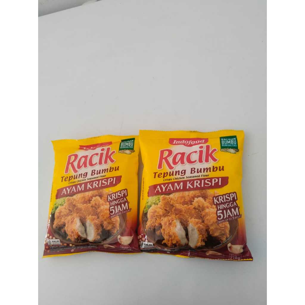 Indofood Racik Tepung Bumbu Ayam Krispi Kemasan  210gr - foto 3