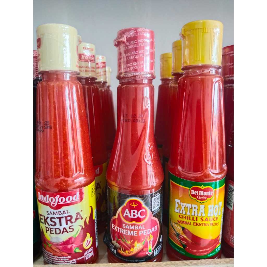 Aneka Saus Cabe Saus Tomat Botol 135ml | Saus Botol Kecil - foto 3