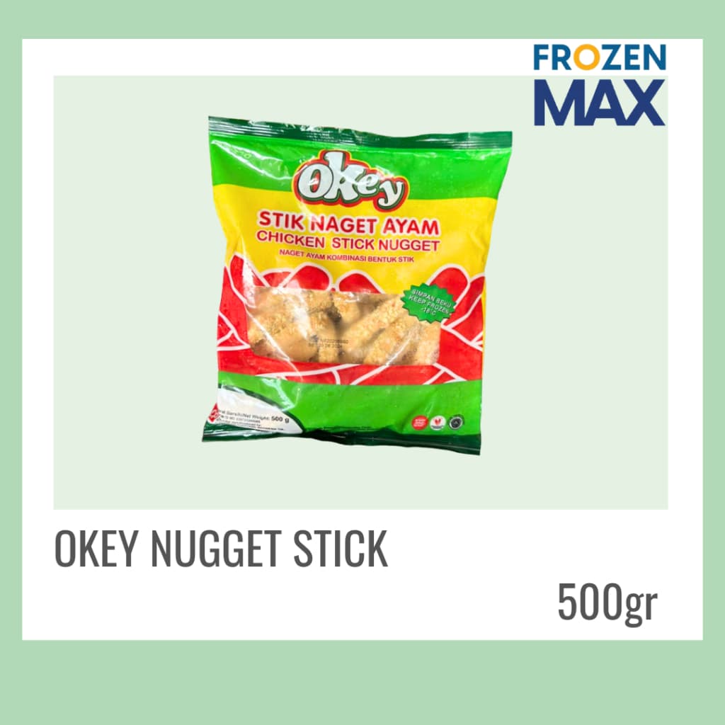 Okey Nugget Ayam Kombinasi 500gr | Naget Stik