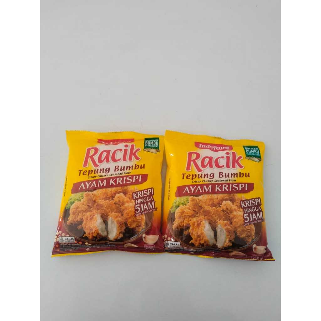 Indofood Racik Tepung Bumbu Ayam Krispi Kemasan  210gr - foto 2