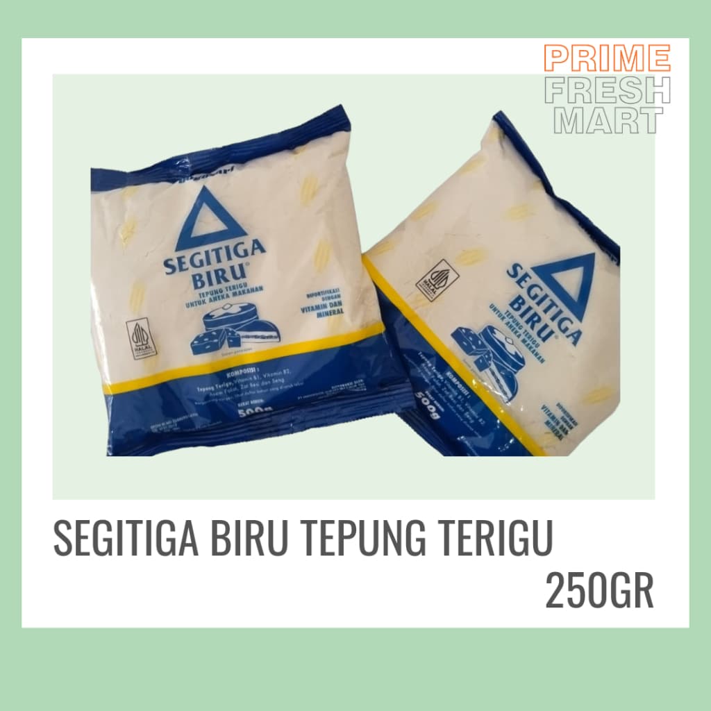 Segitiga Biru Tepung Protein Sedang Kemasan  500gr