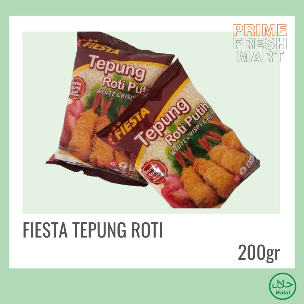 Fiesta Tepung Roti Putih Bread Crumb kemasan 200gr
