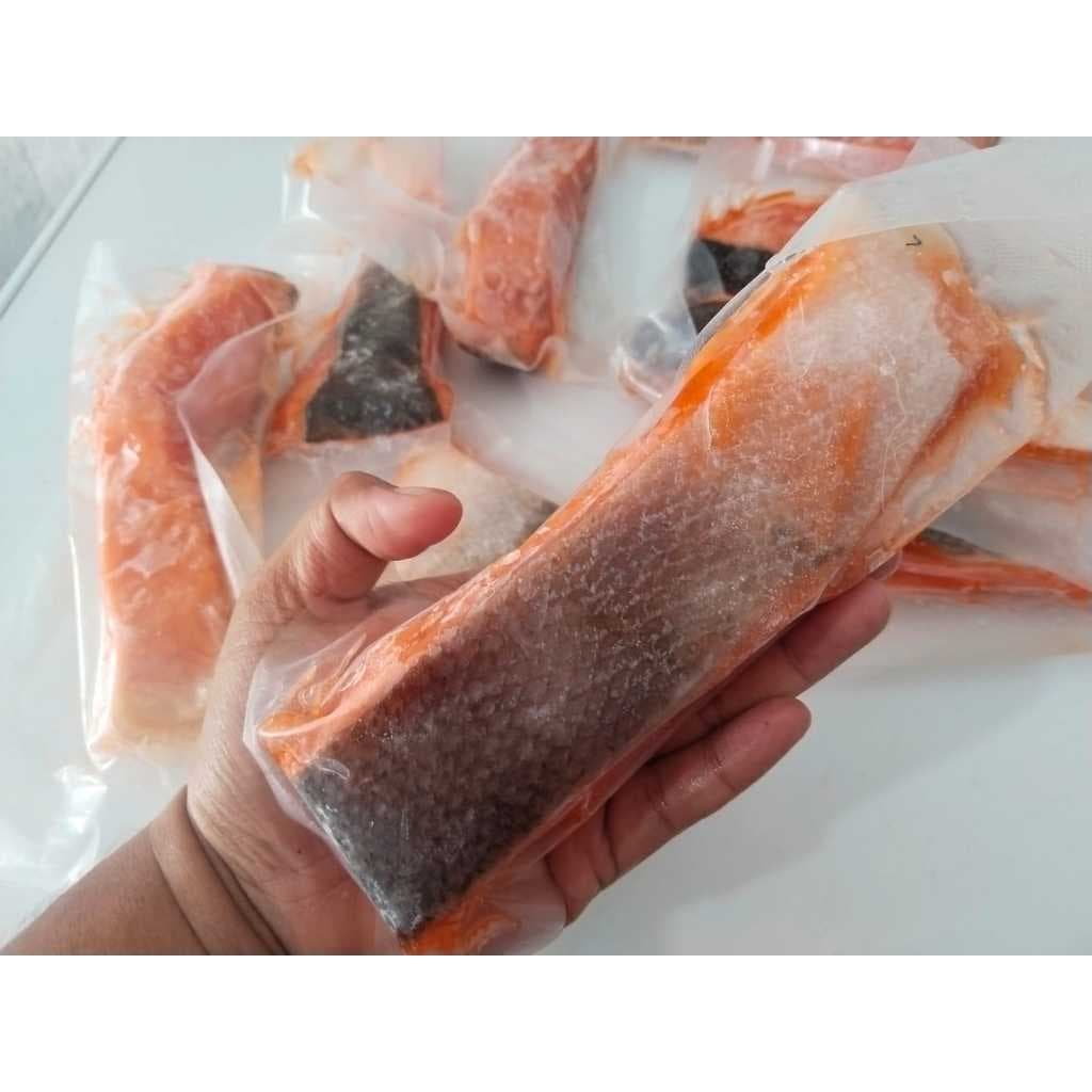 Ikan Salmon Cut Salmon Potongan Tanpa Tulang Pin Bone - foto 2