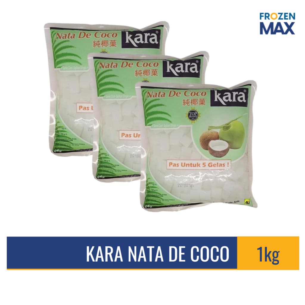 Kara Nata De Coco 1kg | Nata De Coco Untuk 5 Gelas | Topping Minuman Segar Kelapa