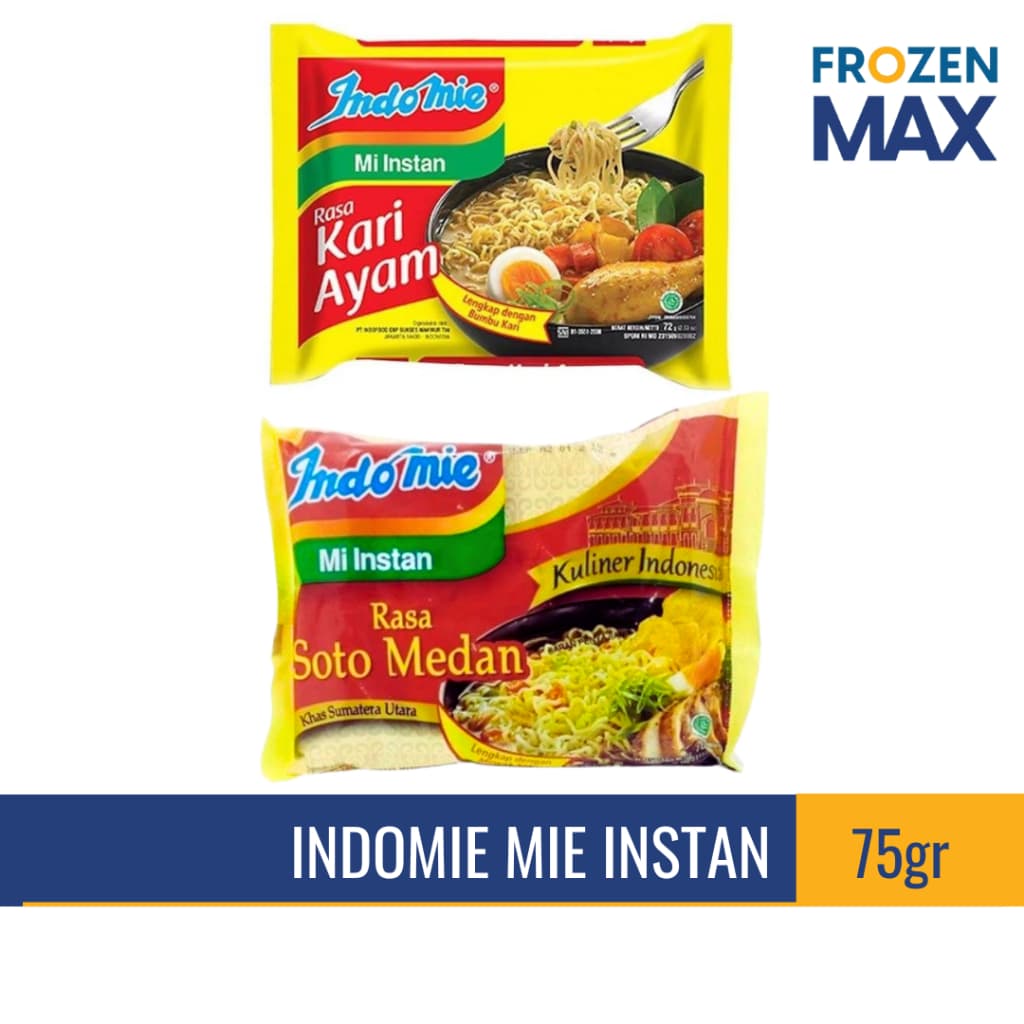 Aneka Rasa Indomie 72gr | Indomie Kari Ayam | Indomie Soto Medan