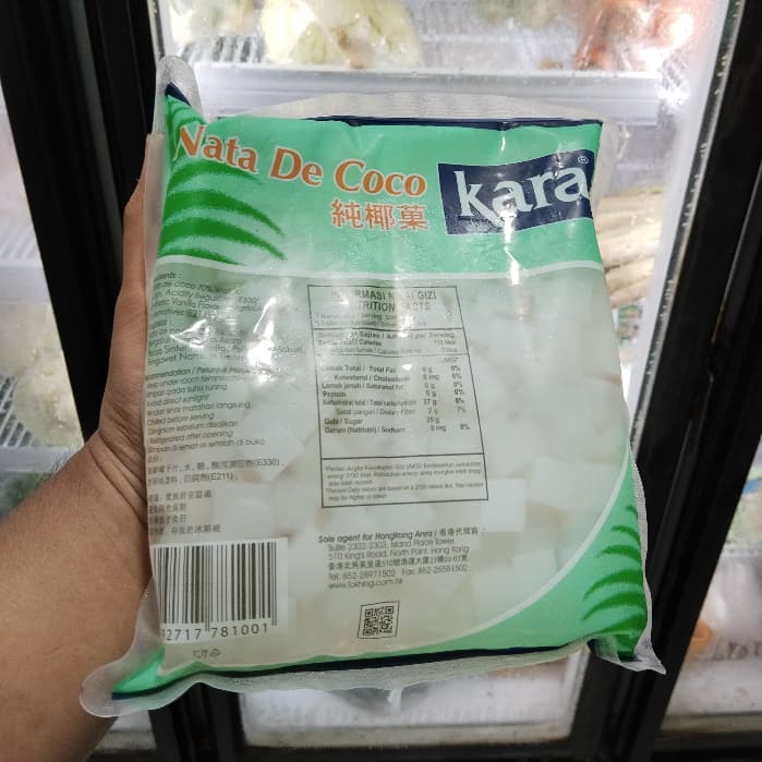 Kara Nata De Coco 1kg | Nata De Coco Untuk 5 Gelas | Topping Minuman Segar Kelapa - foto 3