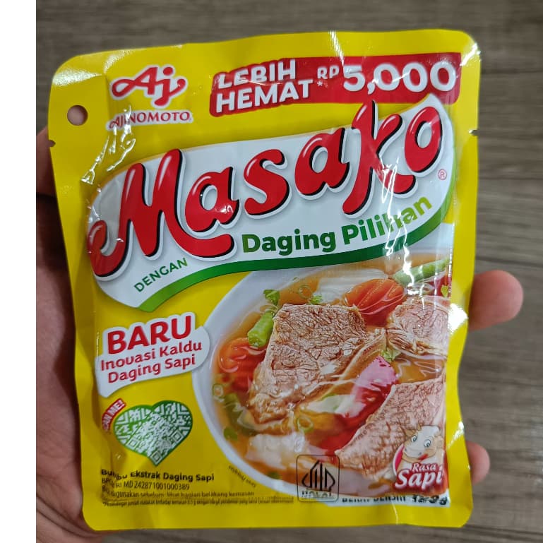Masako Bumbu Kaldu Instan 123gr | Masako Kaldu Ayam | Masako Kaldu Sapi - foto 3