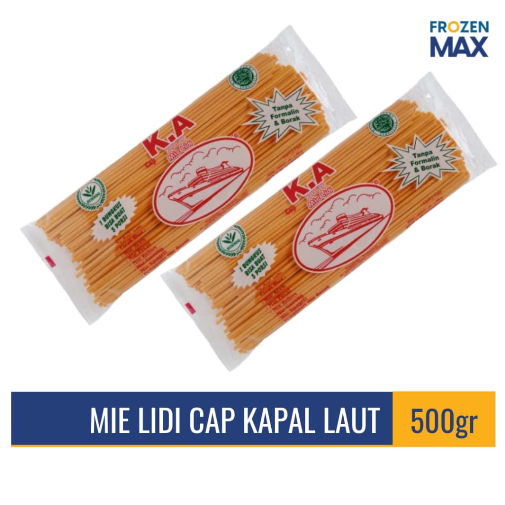 Mie Lidi Cap Kapal Api 500gr | Mi Gomak | Mie Aceh Mentah