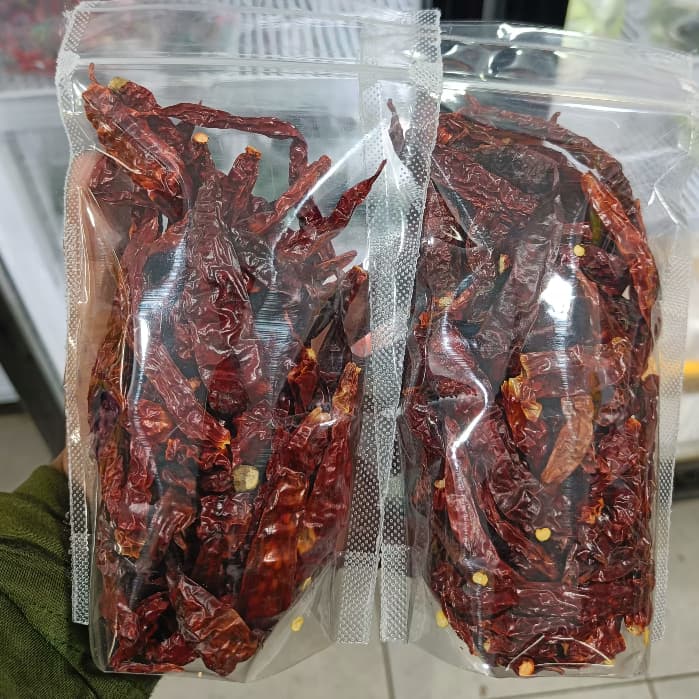 Cabe Merah Kering 50gr | Cabe Kering | Cabe Saus Dimsum | Cabe Kering Keriting | Red Chili Dried - foto 2