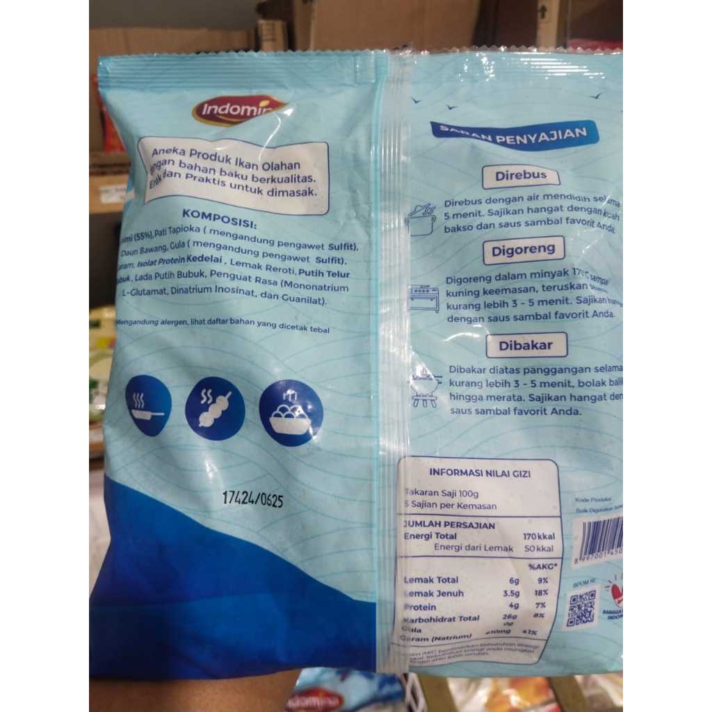 Indomina Otak-Otak Ikan | Olahan Ikan Otak-Otak 500gr - foto 3