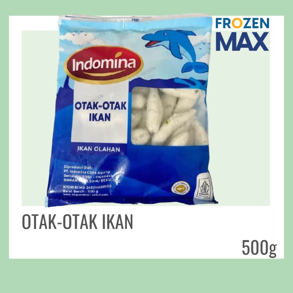 Indomina Otak-Otak Ikan | Olahan Ikan Otak-Otak 500gr