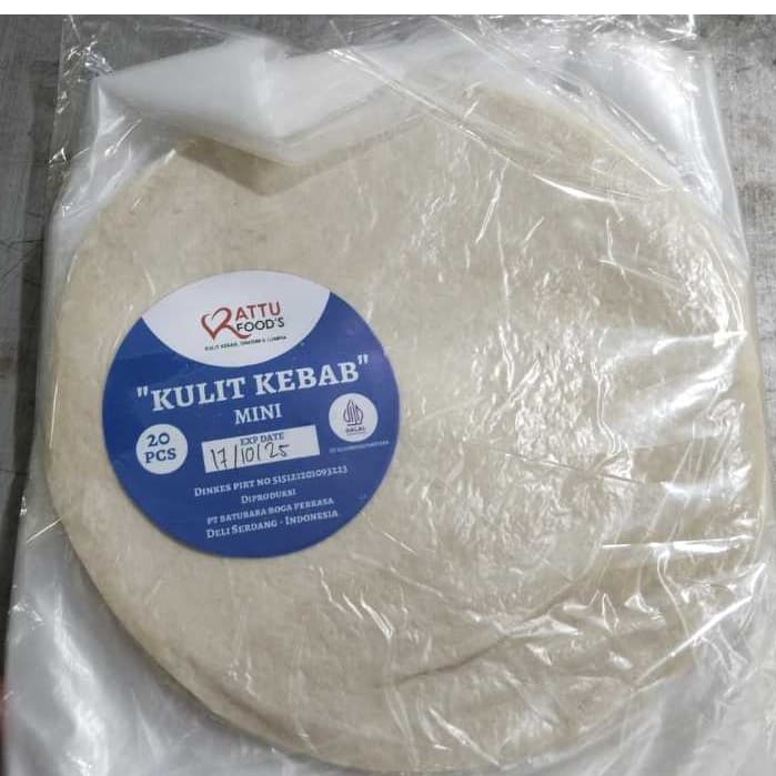 Kulit Kebab | Kulit Tortila | Kulit Kebab Besar dan Kecil Isi 20 Lembar - foto 2