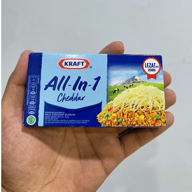 Kraft All In 1 Cheddar 150gr | Kraft Keju Cheddar | Kraft Cheddar - foto 3