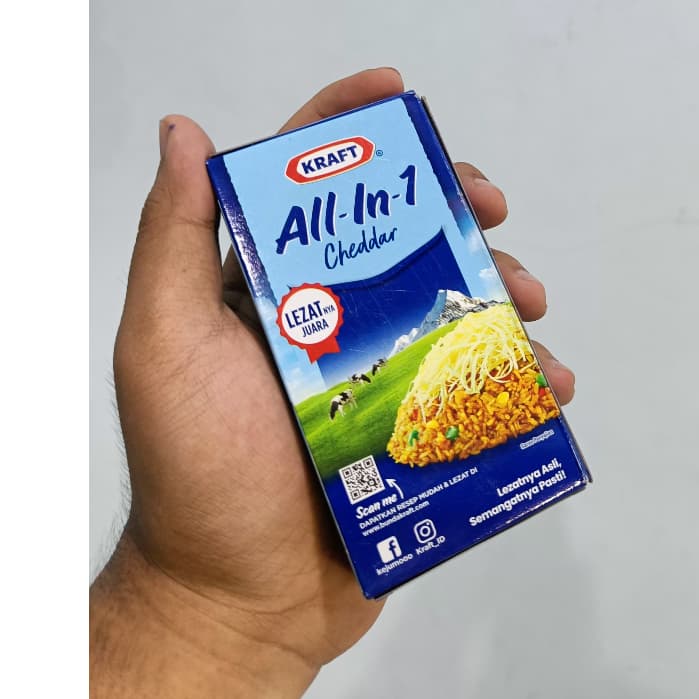 Kraft All In 1 Cheddar 150gr | Kraft Keju Cheddar | Kraft Cheddar - foto 2