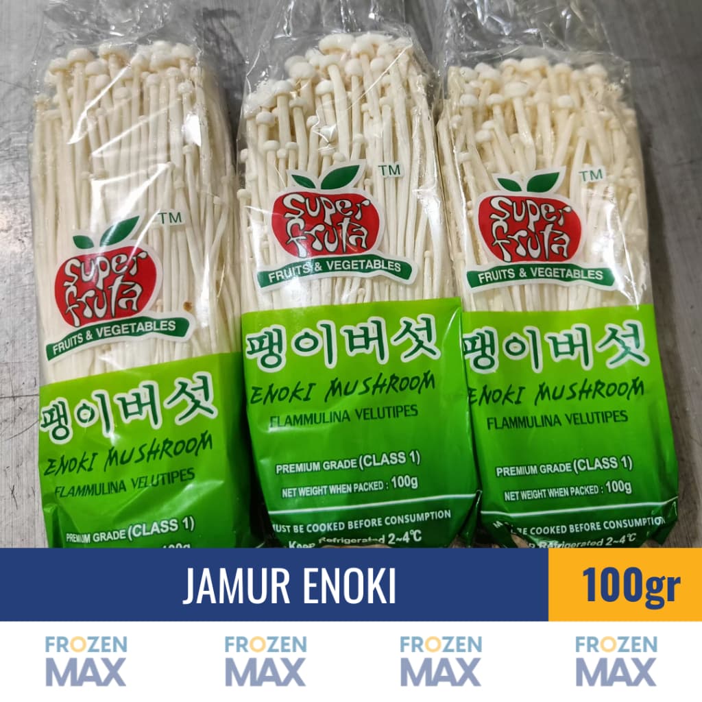 Jamur Enoki Segar Jamur bahan Steamboat Enoki Mushroom 100gr