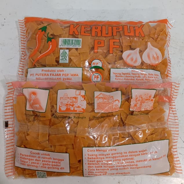 Kerupuk PF 500gr | Keripik PF | Kerupuk Pendamping Pecal, Nasi Goreng, Gado-Gado, Mie Goreng - foto 3
