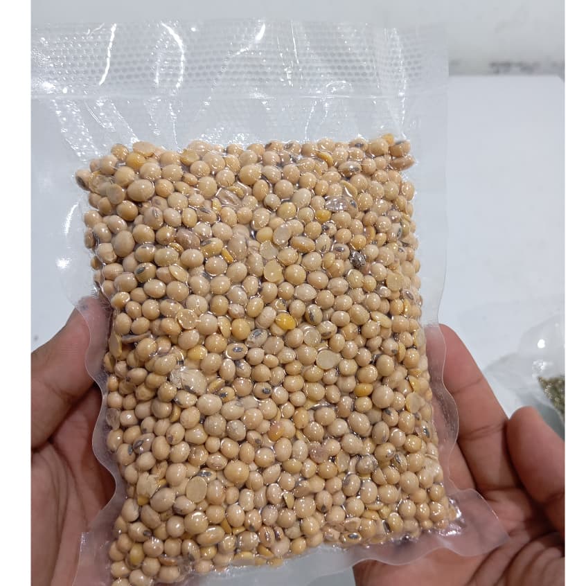 Kacang Kedelai Kupas 250gr | Kedelai Kupas Kulit | Biji Kedelai Kupas - foto 2