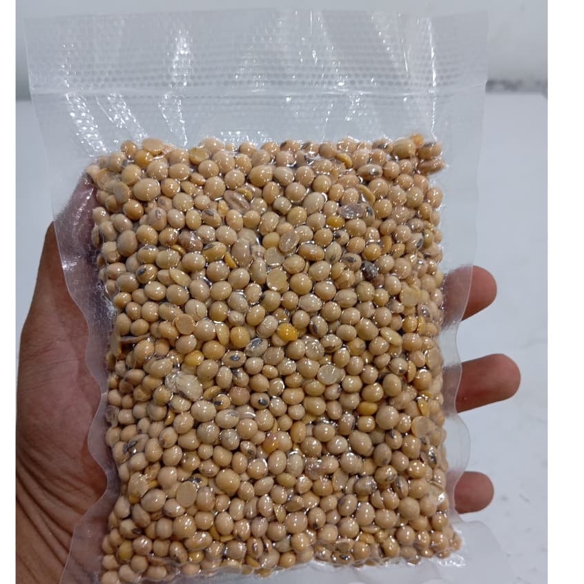 Kacang Kedelai Kupas 250gr | Kedelai Kupas Kulit | Biji Kedelai Kupas - foto 3