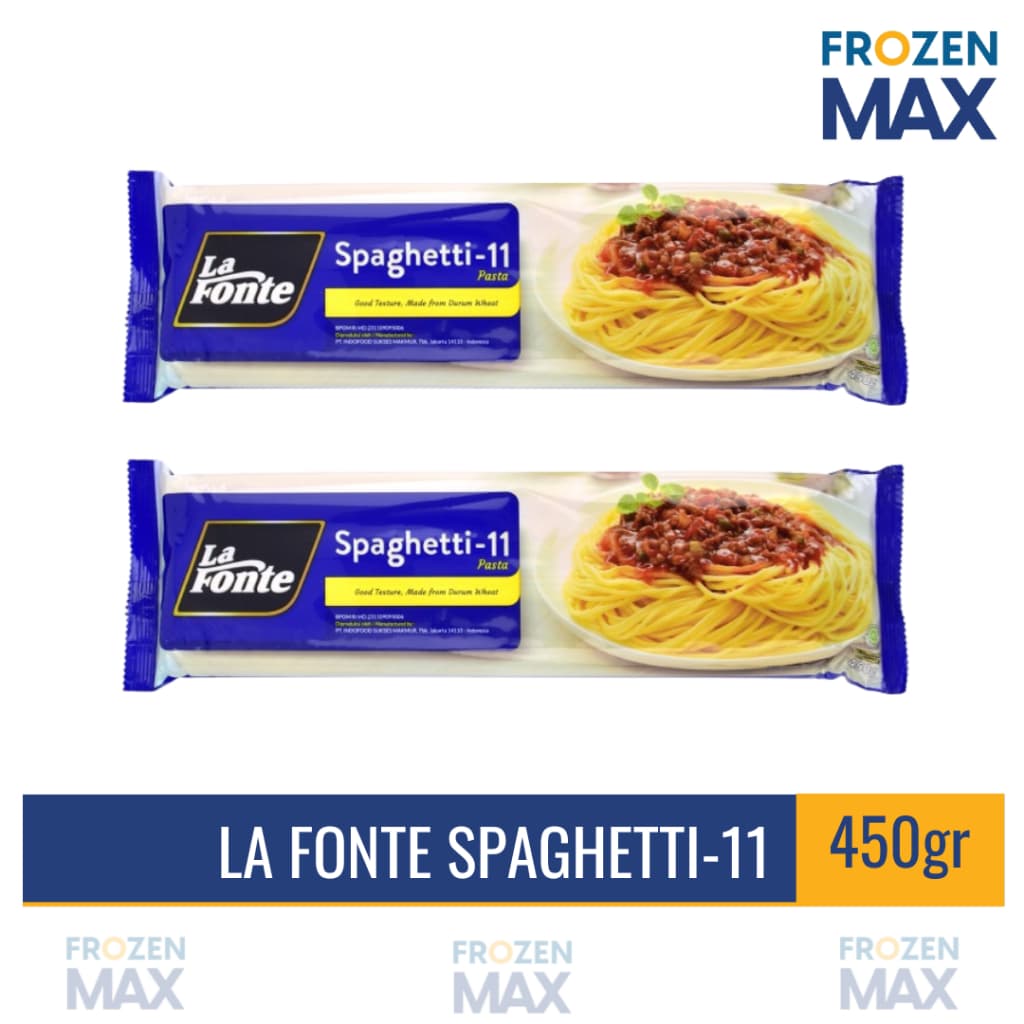La Fonte Spaghetti-11 | Spaghetti 450gr | Pasta Instan | Spaghetti Instan