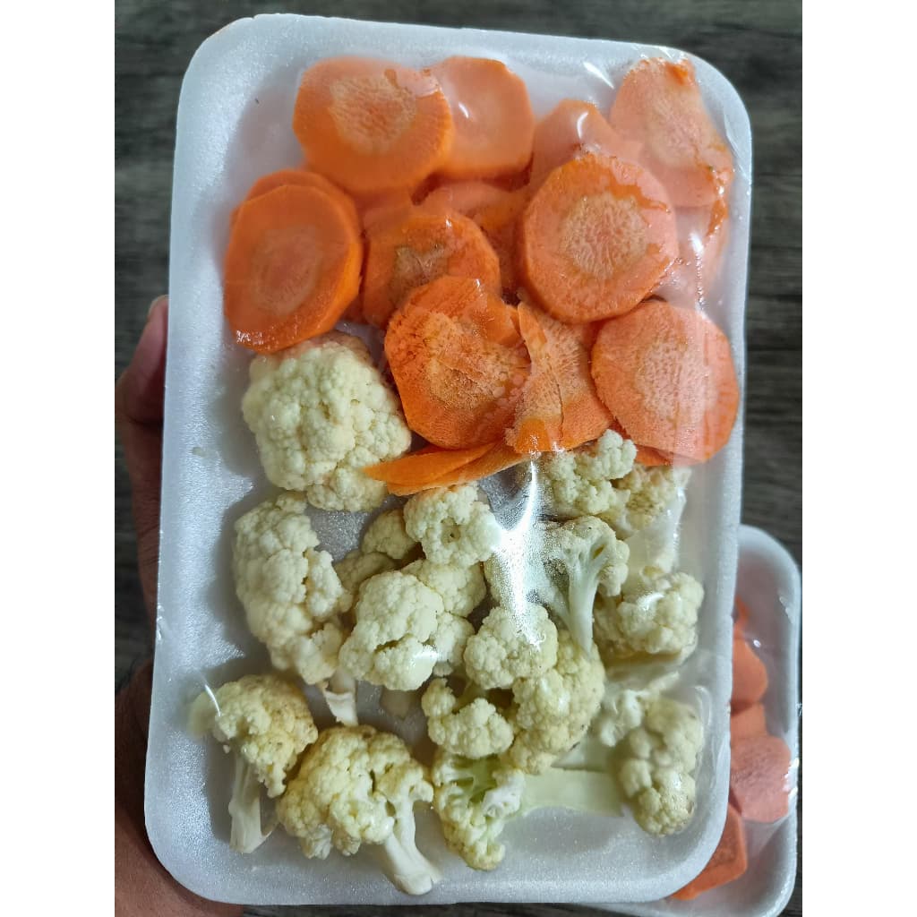 Paket Sayur Siap Masak | Tumis Sayur | Sayur Praktis Tinggal Masak Wortel dan Kembang Kol - foto 3