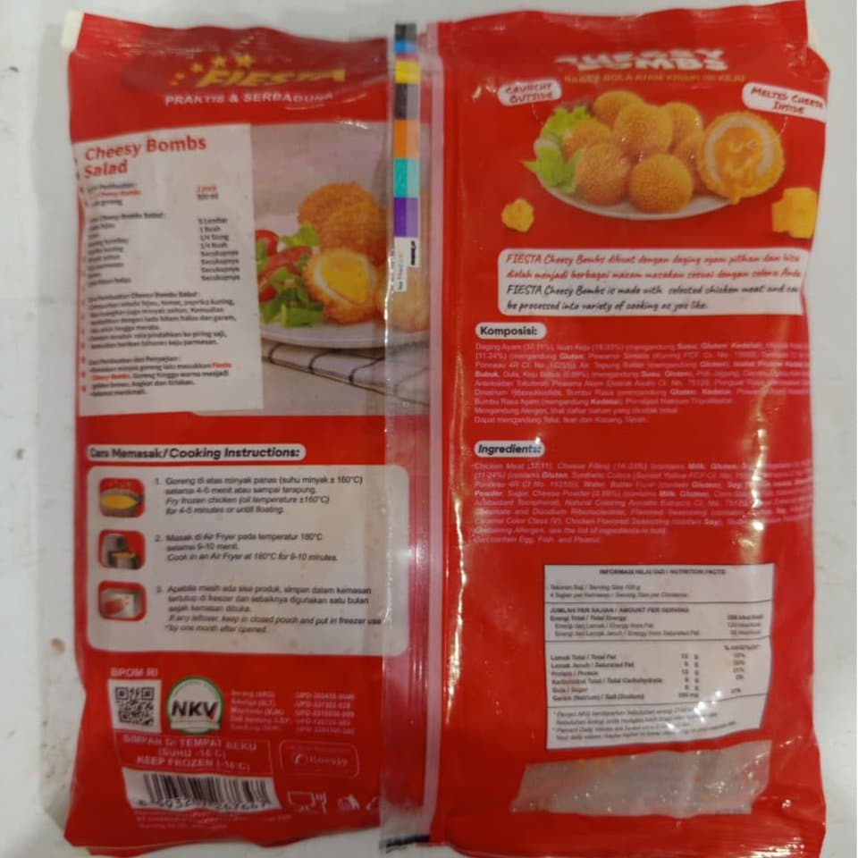 Fiesta Cheesy Nugget 400gr | Bola Ayam Isi Keju Lumer - foto 3