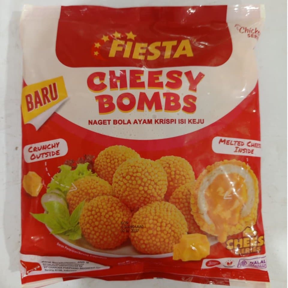 Fiesta Cheesy Nugget 400gr | Bola Ayam Isi Keju Lumer - foto 2