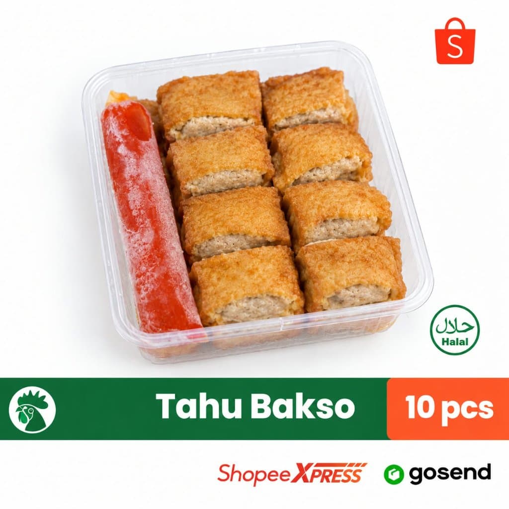 Tahu Bakso Dengan Saus Sambal | Tahu Isi Bakso | Tahu Bakso Siap Goreng