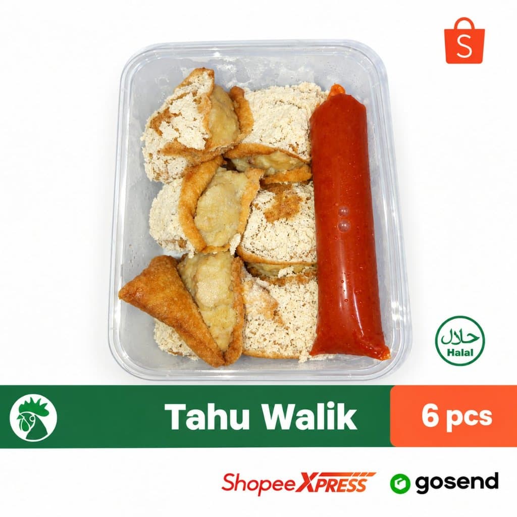 Tahu Walik dengan Saus Sambal | Siap Goreng & Praktis