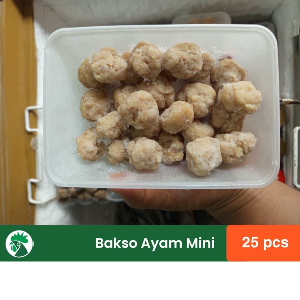 Bakso Ayam Mini Frozen | Pentol Ayam | Siap Masak